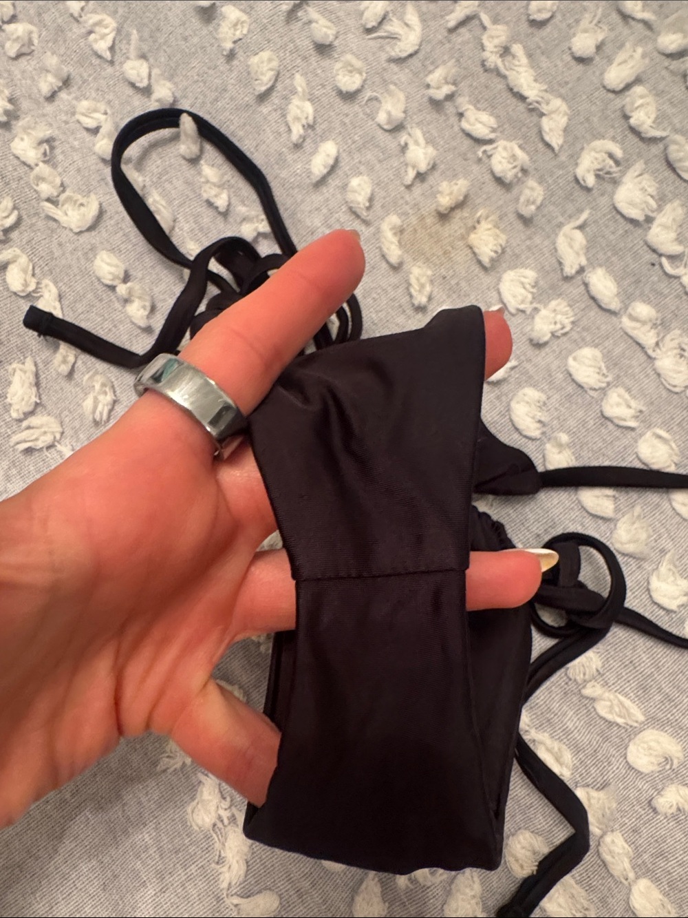 Alo x Frankie’s bikinis black size s bottoms, medium top - Picture 7 of 9